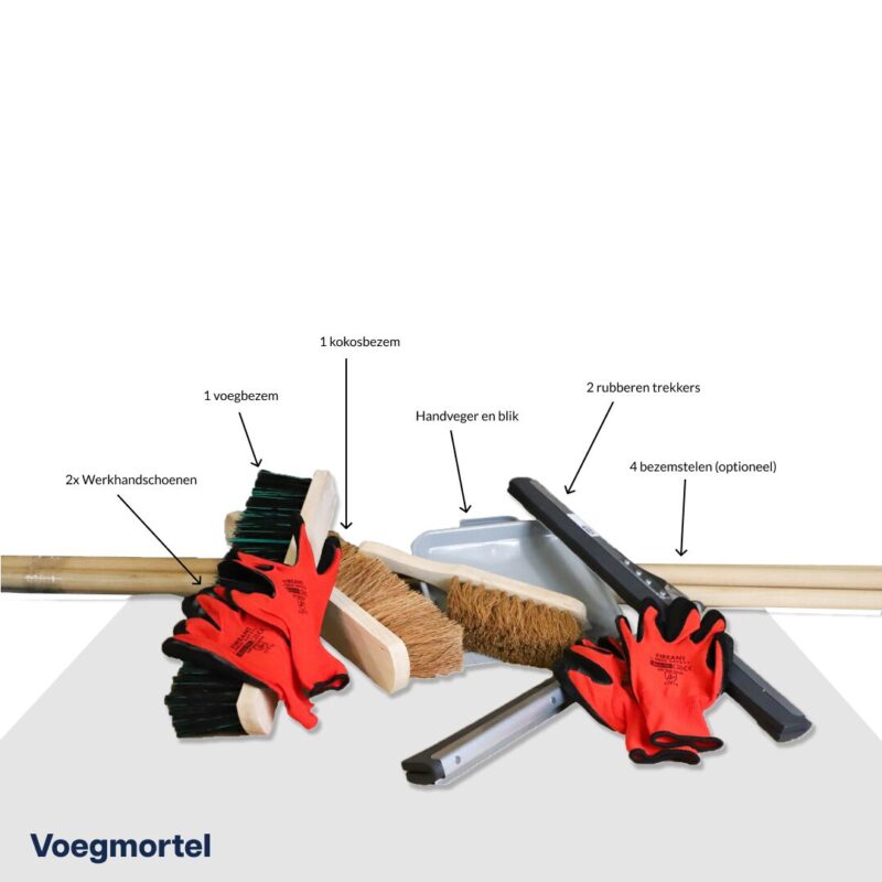 Werk (start) pakket t.b.v. voegmortel