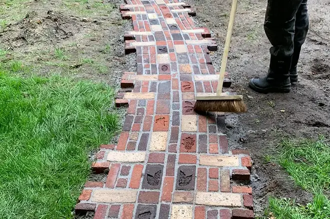 Kunstwerk voegen