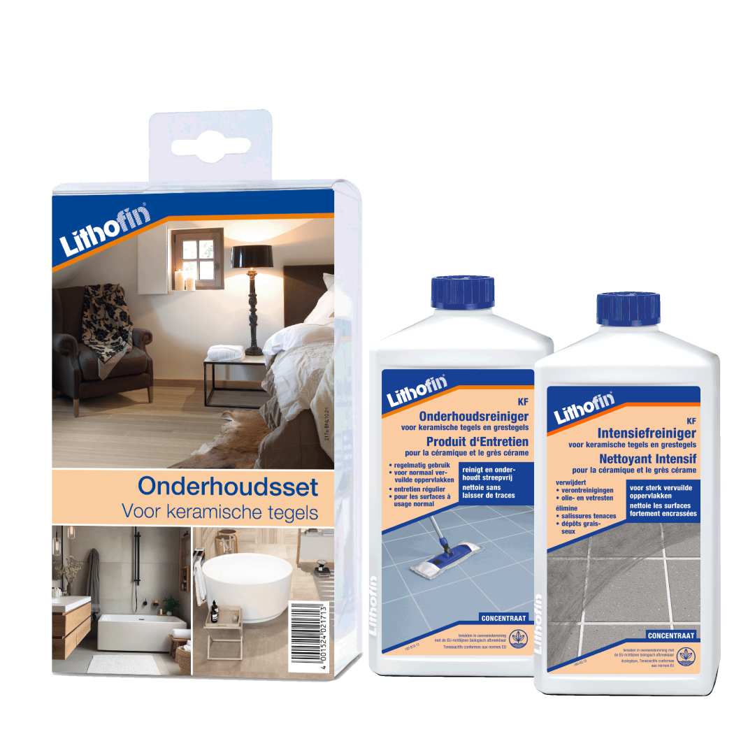 Onderhoudsset: voor keramische tegels (Compact-Set)