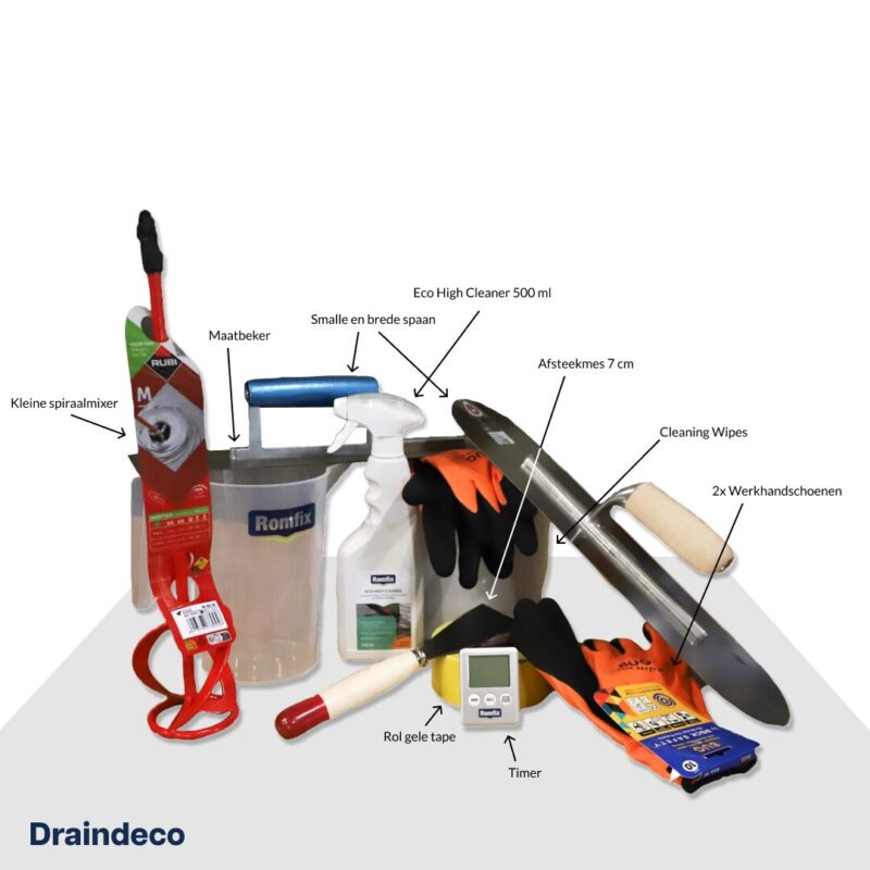 Werk (Start) pakket t.b.v. Draindeco